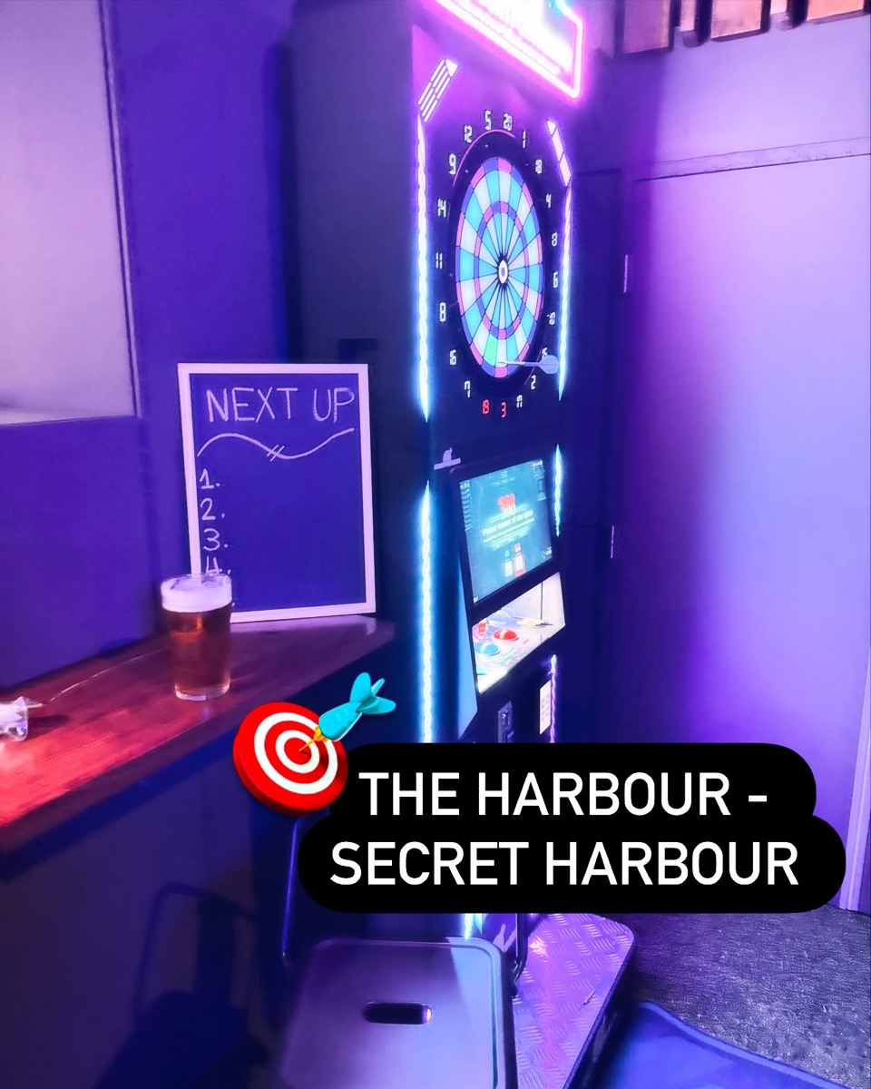 Dart machine at The Harbour Secret Harbour venue
